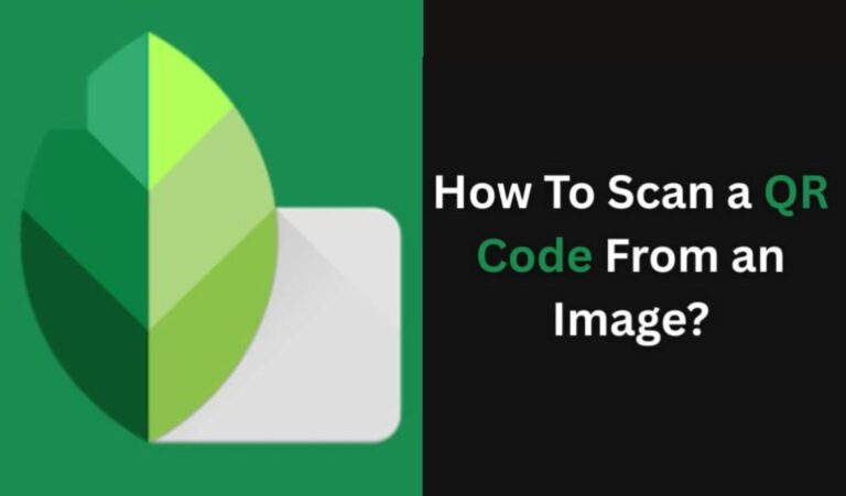 How To Scan a QR Code From an Image?